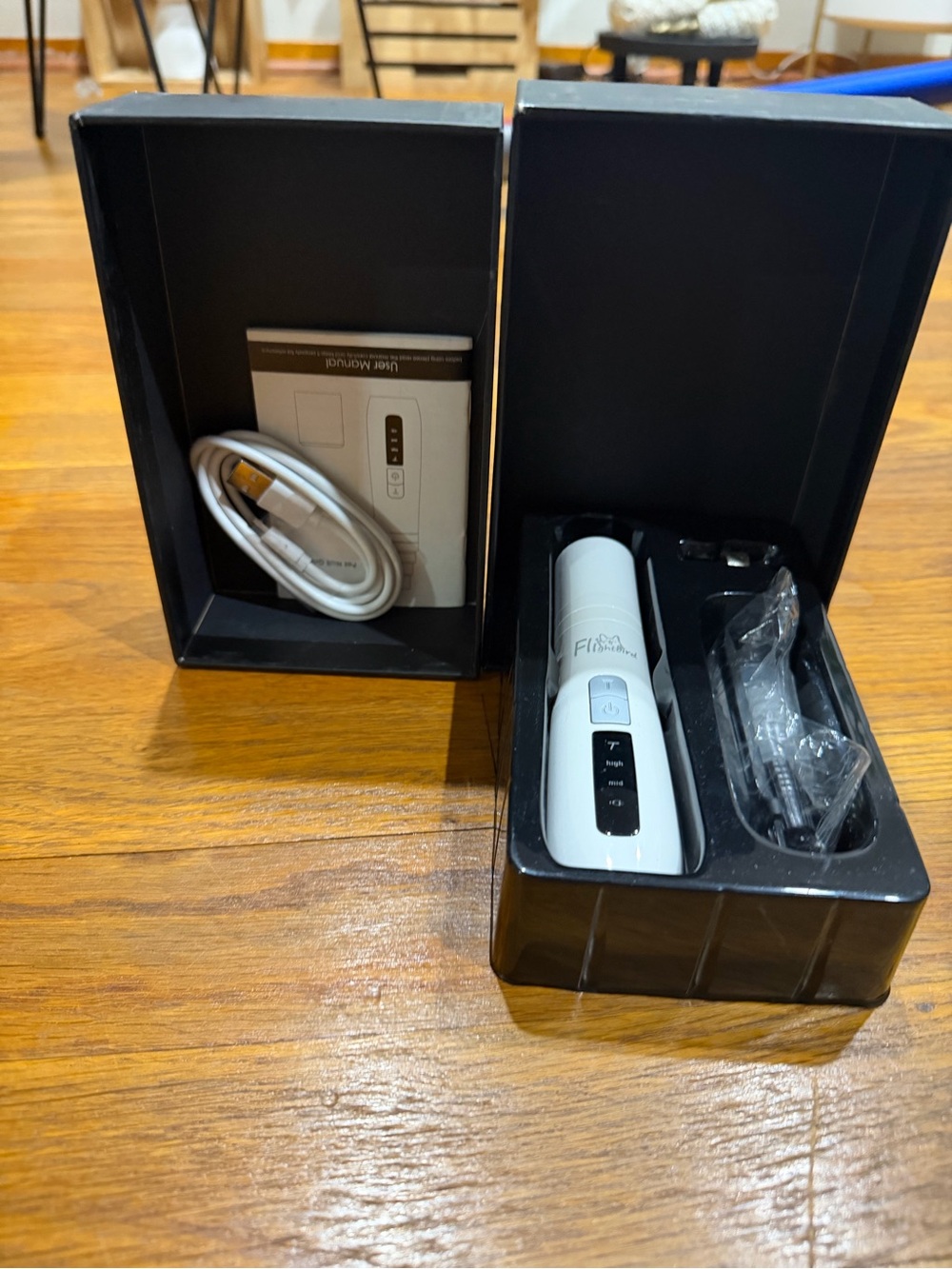 Portable Pet Electronic nail grinder Device with USB Cable